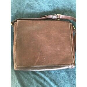 Cole Haan vintage briefcase messenger bag in dark brown